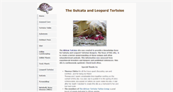 Desktop Screenshot of africantortoise.com